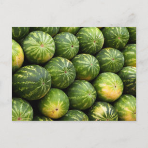 Beaucoup de carte postale de pastèques