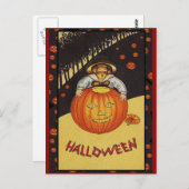 Beaucoup de cartes d'art Citrouilles d'Halloween (Devant / Derrière)