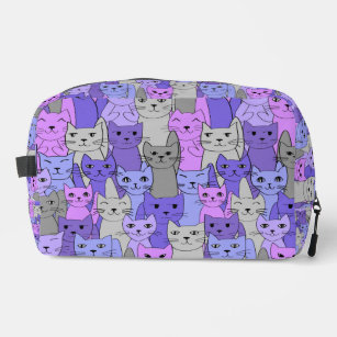 Beaucoup de chats violets Design Kit Dopp Sac