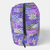 Beaucoup de chats violets Design Kit Dopp Sac (Droite)