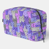 Beaucoup de chats violets Design Kit Dopp Sac (Coin droit)