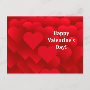 Beaucoup de Coeurs Carte postale Saint-Valentin