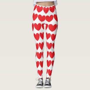 Beaucoup de coeurs Leggings de la Saint-Valentin