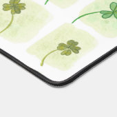 Beaucoup de Huck Green Clover et Shamrock Desk Mat (Coin)