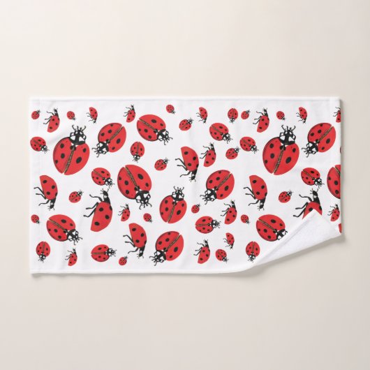 Beaucoup de Ladybugs Lucky Motif (Serviette à main)
