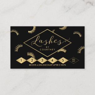 Beaucoup de Lashes Lash Salon Carte de fidélité Bl