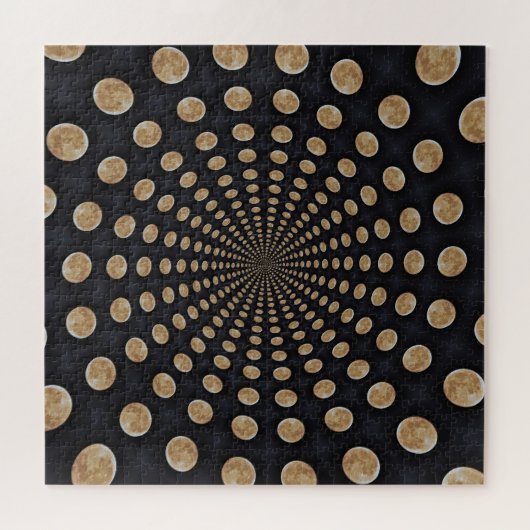 Beaucoup de lune tourbillonne le puzzle (Horizontal)