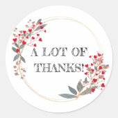 BEAUCOUP DE MERCI STICKER (Devant)