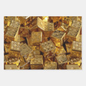 Beaucoup de papier d'emballage de dés (Devant 2)