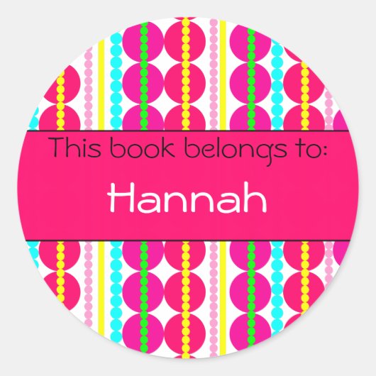 Beaucoup de points ! Étiquette de livre (Devant)