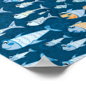 Beaucoup de poissons - affiche (Coin)
