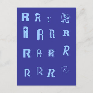 Beaucoup De Polices. Votre Lettre. Carte postale m