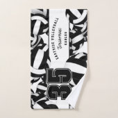 Beaucoup de volley-ball nom de l'équipe d'athlétis (Serviette à main)