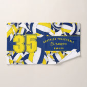 Beaucoup de volleyballs esprit d'équipe cadeaux d' (Serviette à main)