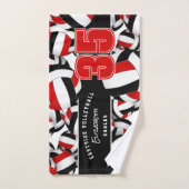 Beaucoup de volleyballs esprit d'équipe cadeaux ro (Serviette à main)
