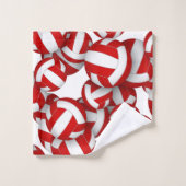 Beaucoup de volleyballs esprit d'équipe cadeaux ro (Gant de toilette)