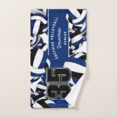 Beaucoup de volleyballs personnalisées nom du joue (Serviette à main)