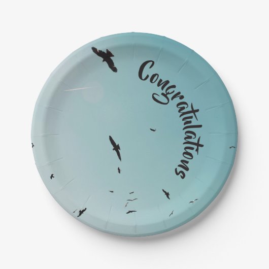 Beaucoup d'oiseaux et une assiette de controle (Devant)