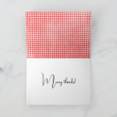 Beaucoup Merci Word Cloud sur le rouge (Intérieur)