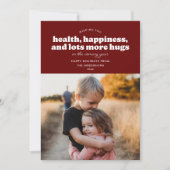 Beaucoup Plus Cartes de vacances de Hugs (Bourgogn (Devant)