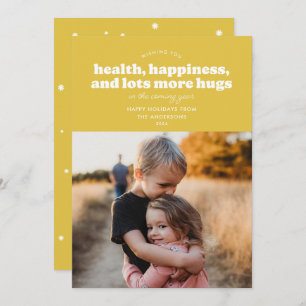 Beaucoup Plus Cartes De Vacances Hugs (moutarde)