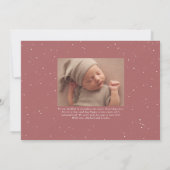 Beaucoup plus d'amour faire-part de naissance phot (Dos)