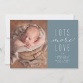 Beaucoup plus d'amour faire-part de naissance phot