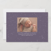 Beaucoup plus d'amour faire-part de naissance phot (Dos)