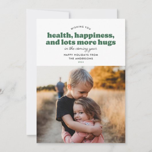 Beaucoup Plus de Cartes de Vacances (Vert) (Devant)