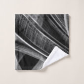 Beaucoup tordu avec des rainures grises sur arrièr (Gant de toilette)