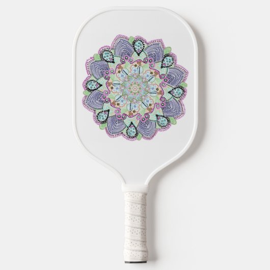 Beauece Garden Doily Mandala Art Pickleball Paddle (Voorkant)