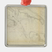 Beaufort Harbour, NC Metalen Ornament (Voorkant)