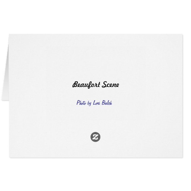 Beaufort Scene (Achterkant Horizontaal)