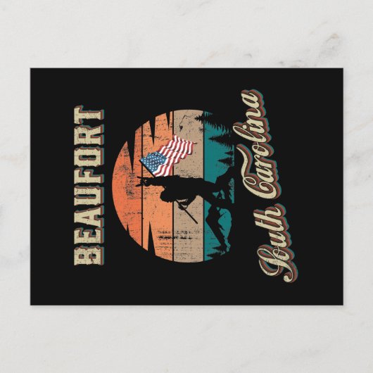 Beaufort South Carolina Briefkaart (Voorkant)