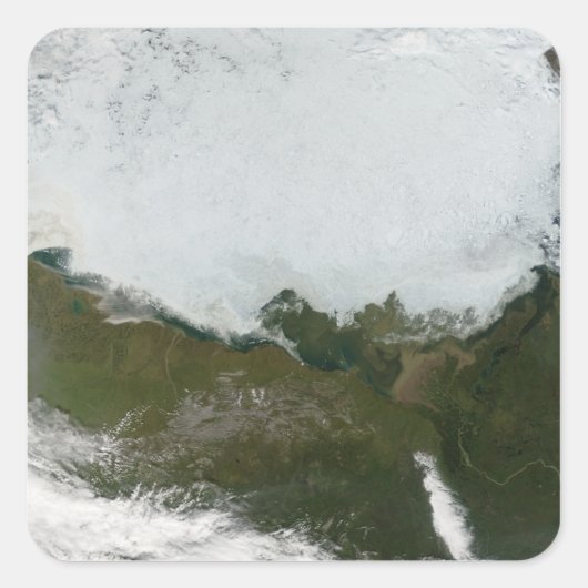 Beaufort Zee Vierkante Sticker (Voorkant)