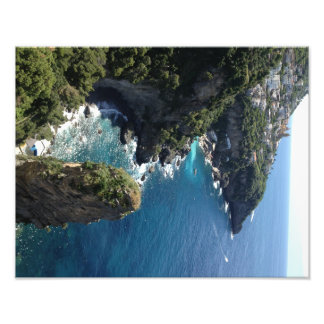 Beauful Amalfi Coast, Praiano, Italië Foto Afdruk