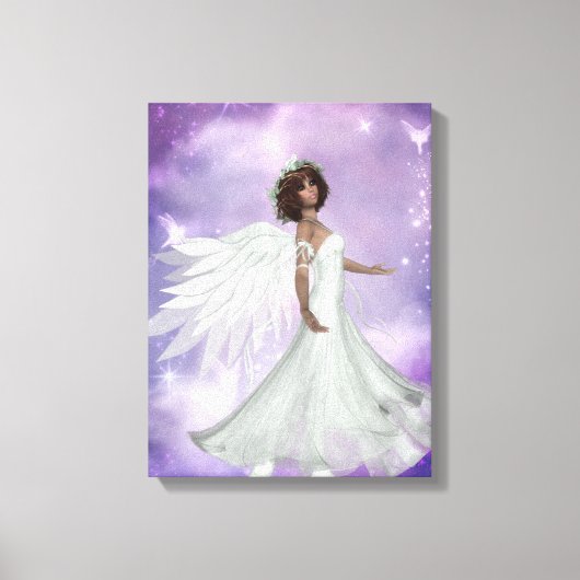 Beauful Angel Design 3 Canvas Afdruk (Voorkant)
