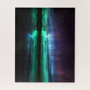 Beauful Aurora Borealis Jigzaag Puzzle Legpuzzel