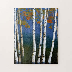 Beauful Autumn Birch Legpuzzel