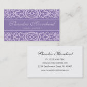 Beauful Azure Beauty Consultant-Visitekaartje Visitekaartje (Voorkant / Achterkant)