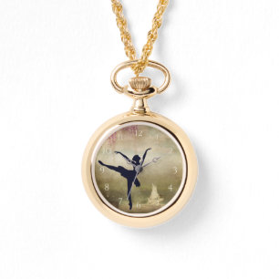 Beauful Ballerina Swan Lake  Dance Horloge