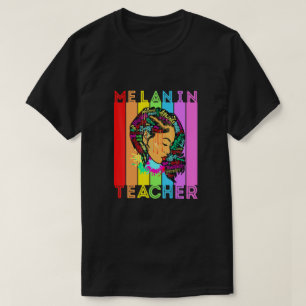 Beauful Black Girl Magic Melanin Poppin School T T-shirt