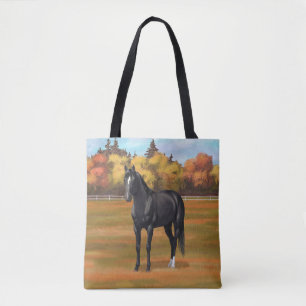 Beauful Black Quarter Horse Stallion Draagtas
