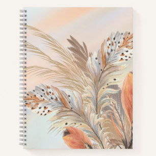 Beauful Boho Feather Journal Notitieboek