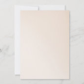 Beauful Boho Flower Baby shower Invitation Aankondiging (Achterkant)