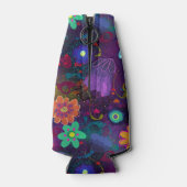 Beauful Boho Flowers Flesjeskoeler (Achterkant)