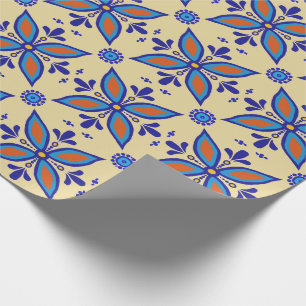Beauful Boho Talavera Tile Cadeaupapier