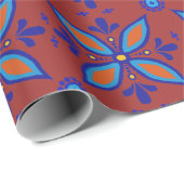 Beauful Boho Talavera Tile Cadeaupapier (Rol Hoek)