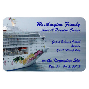 Beauful Bow Custom Cruise Magnet Magneet