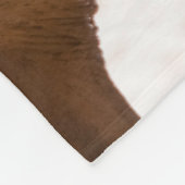 Beauful Brown Horse Fleece Blanket Deken (Hoek)